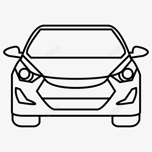 伊兰特汽车现代图标svg_新图网 https://ixintu.com 伊兰特 伊兰特收藏 汽车 现代