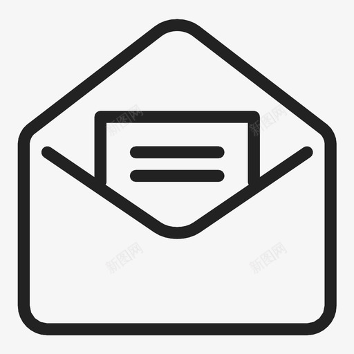邮件信使信件图标svg_新图网 https://ixintu.com 信件 信使 邮件
