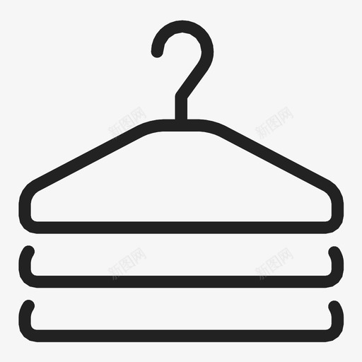 衣架安全衬衫挂图标svg_新图网 https://ixintu.com 安全 衣架 衬衫挂