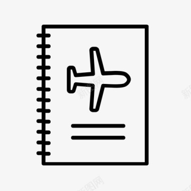 飞机手册飞机飞行图标图标