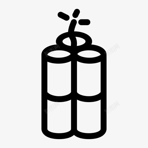 炸药爆炸火药图标svg_新图网 https://ixintu.com tnt 战争 火药 炸药 爆炸