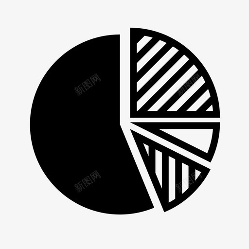 饼图图表共享图标svg_新图网 https://ixintu.com 共享 图表 图表和数据可视化 饼图