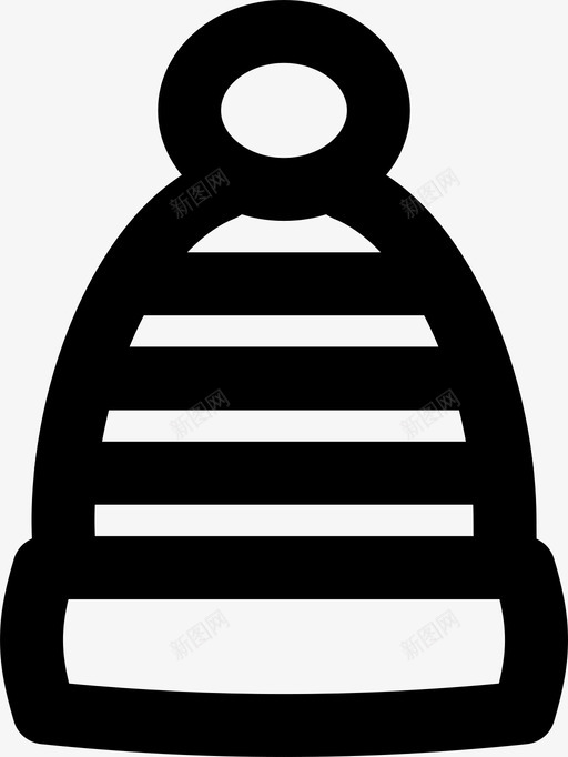 beanie配件帽子图标svg_新图网 https://ixintu.com beanie smashicons男士配件md大纲 冬季 帽子 时尚 男士 配件