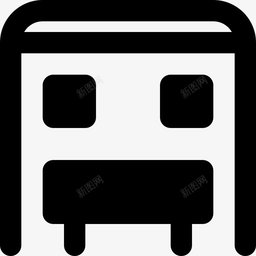汽车站建筑城市图标svg_新图网 https://ixintu.com smashicons城市景观mdsolid 城市 城市景观 建筑 汽车站