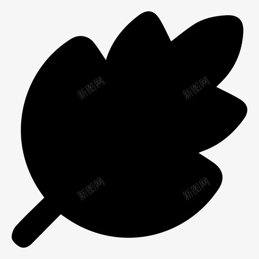 叶落叶绿色图标svg_新图网 https://ixintu.com 叶 植物 绿色 自然 落叶