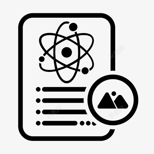 科学文献馆笔记纸张图标svg_新图网 https://ixintu.com 图片 科学文献馆 笔记 纸张