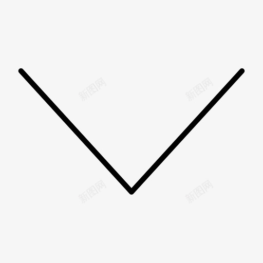 向下光标方向图标svg_新图网 https://ixintu.com 光标 向下 向下方向 向下符号 方向