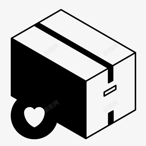 移动盒子添加到列表送货图标svg_新图网 https://ixintu.com 最喜欢的订单 添加到列表 爱储存 爱购物 盒子 移动盒子 送货