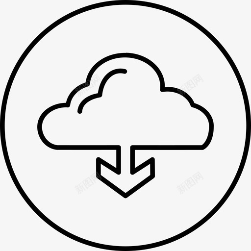 云雨季节图标svg_新图网 https://ixintu.com 云 天气 季节 网络发展 雨