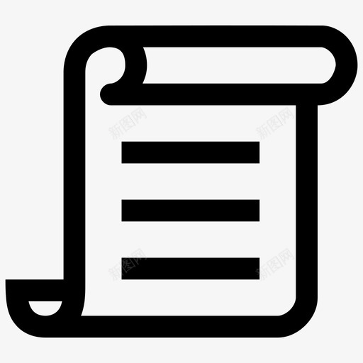 文件纸张纸质文件图标svg_新图网 https://ixintu.com 文件 纸张 纸质文件