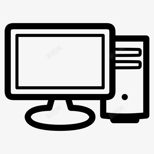 个人电脑电脑电脑外壳图标svg_新图网 https://ixintu.com it 个人电脑 电脑 电脑外壳 电脑零件 硬件