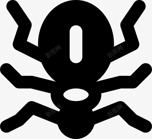 黑寡妇虫子昆虫图标svg_新图网 https://ixintu.com 昆虫 粉碎图标虫子昆虫md固体 自然 虫子 黑寡妇