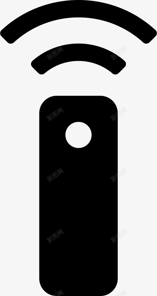 遥控器设备信号图标svg_新图网 https://ixintu.com wifi 信号 无线 栖息地填充 电视 设备 遥控器
