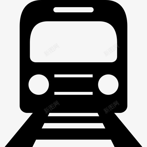地铁列车车站运输图标svg_新图网 https://ixintu.com 地铁列车 车站 运输