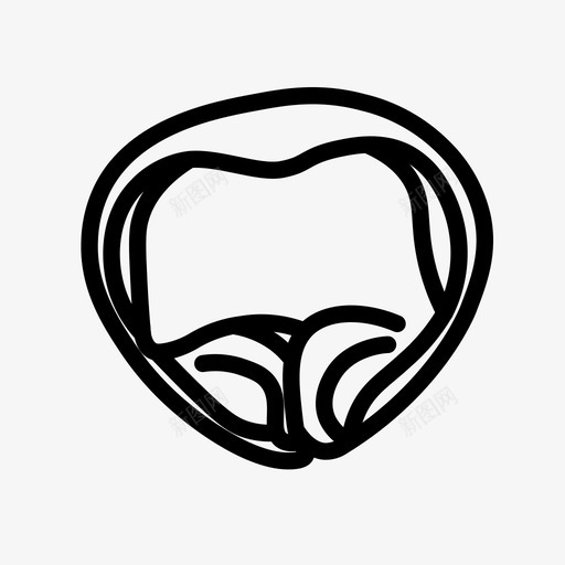 玉米饼面条意大利面图标svg_新图网 https://ixintu.com 意大利面 意大利面系列 玉米饼 面条