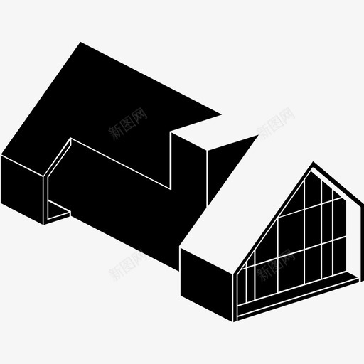 房子建筑房屋图标svg_新图网 https://ixintu.com 建筑 房子 房屋