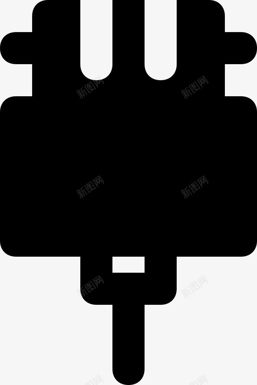 电话插头电缆连接器图标svg_新图网 https://ixintu.com iphone smashicons连接器电缆mdsolid 电缆 电话插头 连接器