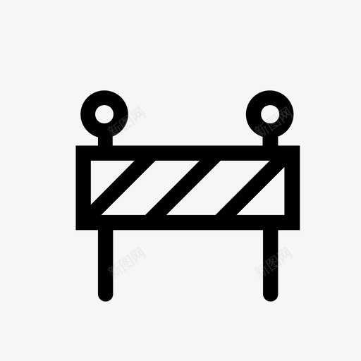 路障施工区路标图标svg_新图网 https://ixintu.com 停车场 施工区 索道 路标 路障 迷你图标集商铺金融