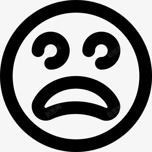 茫然表情漂亮图标表情2md大纲svg_新图网 https://ixintu.com 漂亮图标表情2md大纲 茫然 表情