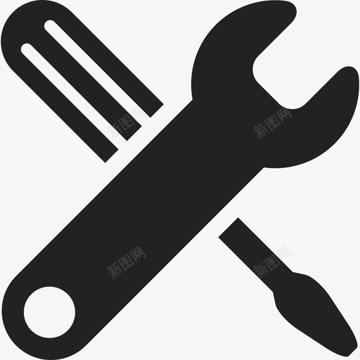 设置黑色svg图标svg_新图网 https://ixintu.com svg 工具 用户界面 设置 黑色