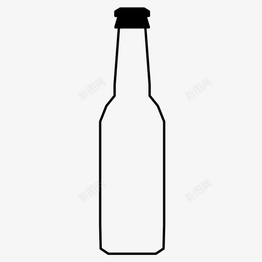 啤酒瓶酒精饮用图标svg_新图网 https://ixintu.com 啤酒瓶 酒精 醉酒 饮用