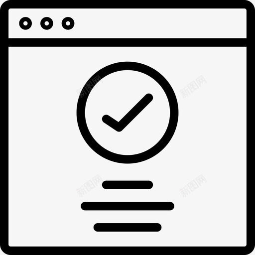 浏览器和网页布局界面网页图标svg_新图网 https://ixintu.com 浏览器和网页布局 界面 细线图标浏览器和网页布局设计2 网页