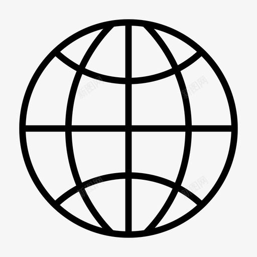 地球全球行星图标svg_新图网 https://ixintu.com 世界 全球 地球 网络 行星