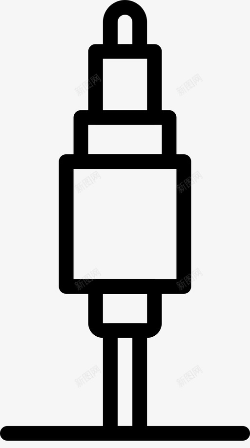 音频插头电缆连接器图标svg_新图网 https://ixintu.com smashicons连接器电缆外形 电缆 连接器 音频插头