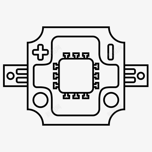 smdled发光二极管发光二极管图标svg_新图网 https://ixintu.com smdled发光二极管 发光二极管