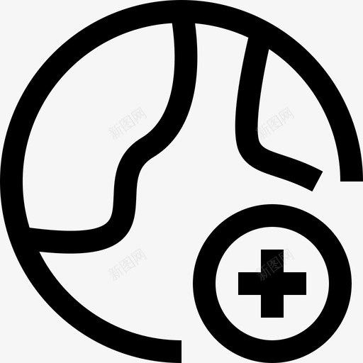 世界地址gps图标svg_新图网 https://ixintu.com gps 世界 位置 地图 地址 导航 材料图标地图和位置