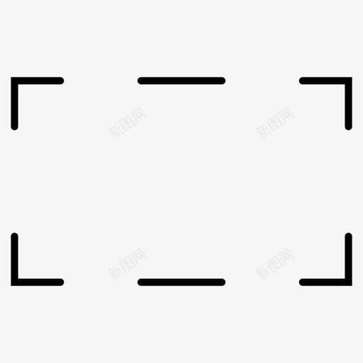 矩形虚线矩形矩形形状图标svg_新图网 https://ixintu.com 矩形 矩形形状 虚线形状 虚线矩形