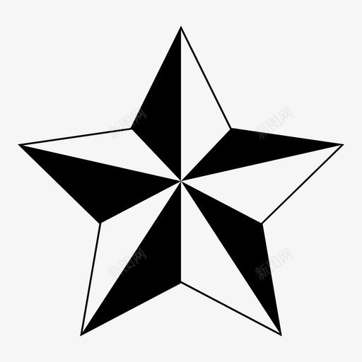 北极星指南针探险图标svg_新图网 https://ixintu.com 北极星 导航 指南针 探险