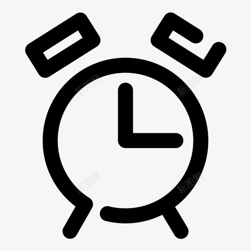 闹钟定时器办公室间隙大图标svg_新图网 https://ixintu.com 办公室间隙大 定时器 闹钟