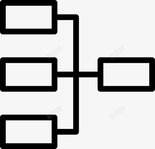 流程图业务数据图标svg_新图网 https://ixintu.com 业务 图形 数据 流程图 细线图标图和图表