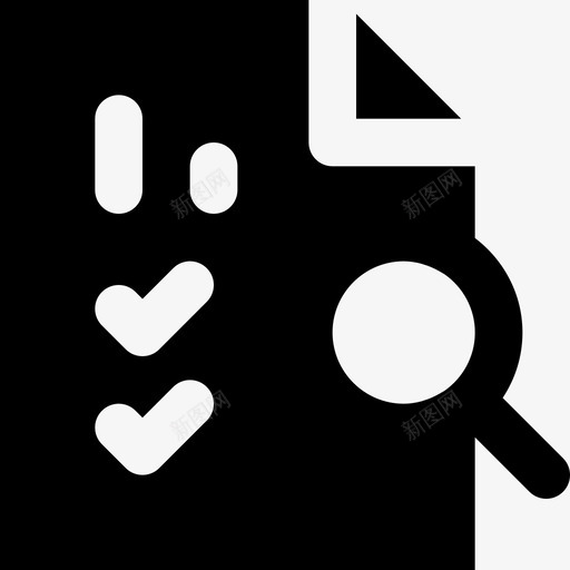 搜索文件商业财务图标svg_新图网 https://ixintu.com smashicons营销mdsolid 商业 搜索文件 营销 财务