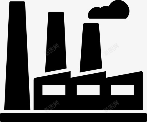 工厂建筑工业图标svg_新图网 https://ixintu.com 工业 工厂 建筑