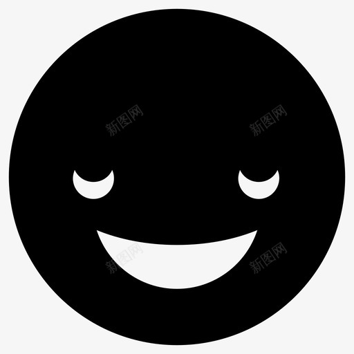 满足面对快乐图标svg_新图网 https://ixintu.com 微笑 快乐 旅行 满足 面对