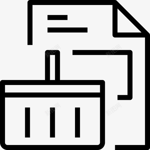 采购订单购买商店图标svg_新图网 https://ixintu.com 商店 灰尘线概念图标购物和商业 购买 购物 购物篮 采购订单