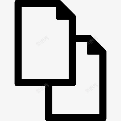 复制界面轮廓符号管理用户界面图标svg_新图网 https://ixintu.com 复制界面轮廓符号 管理用户界面
