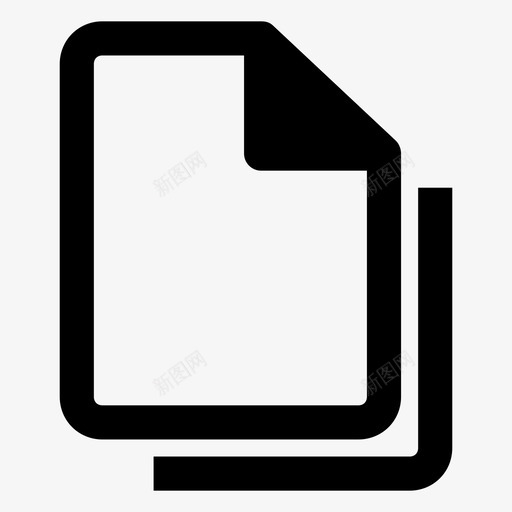 页数文件笔记图标svg_新图网 https://ixintu.com 报告 文件 笔记 纸张 页数