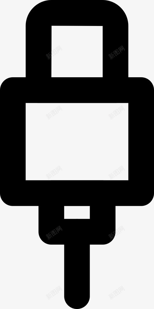 充电器插头电缆连接器图标svg_新图网 https://ixintu.com smashicons连接器电缆md外形图 充电器插头 电缆 连接器