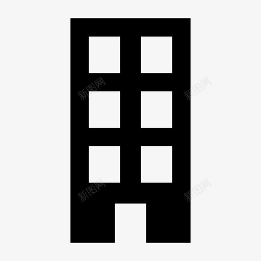旅馆建筑物图标svg_新图网 https://ixintu.com 建筑物 旅馆