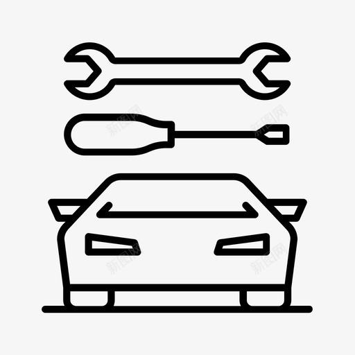 汽车修理厂汽车汽车修理图标svg_新图网 https://ixintu.com 修理 汽车 汽车修理 汽车修理厂 汽车和汽车服务