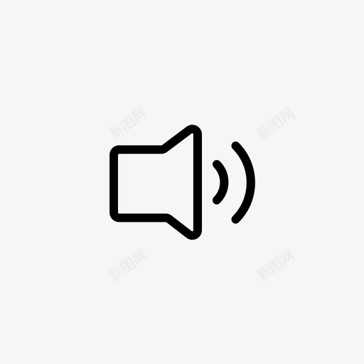 声级2音乐扬声器图标svg_新图网 https://ixintu.com 声级2 扬声器 音乐 音量
