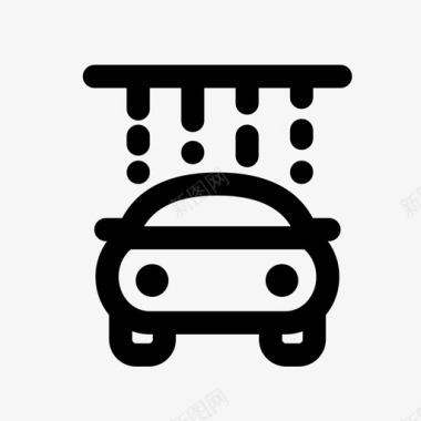 洗车洗车服务图标图标