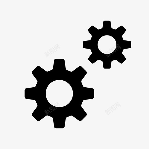 设置齿轮选项图标svg_新图网 https://ixintu.com 设置 设置齿轮集合 选项 齿轮