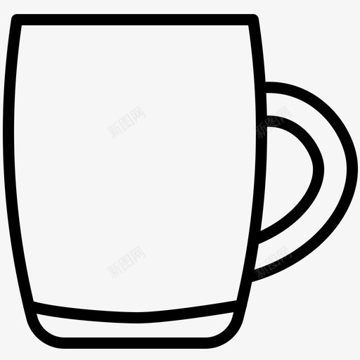啤酒杯饮料玻璃杯图标svg_新图网 https://ixintu.com 啤酒杯 玻璃杯 酒吧 酒杯 饮料