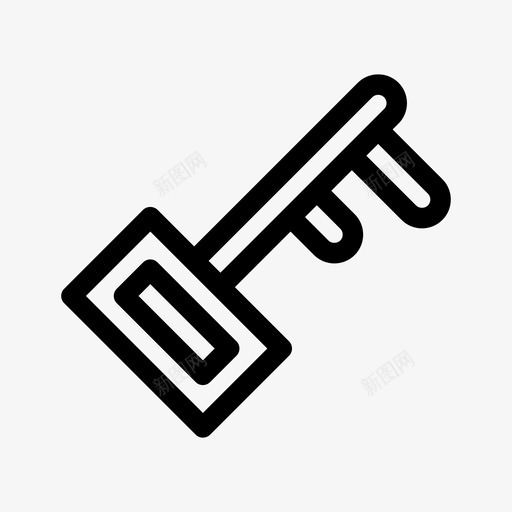钥匙门禁钥匙门钥匙图标svg_新图网 https://ixintu.com 加密 房屋钥匙 提纲收集 钥匙 锁 门禁钥匙 门钥匙