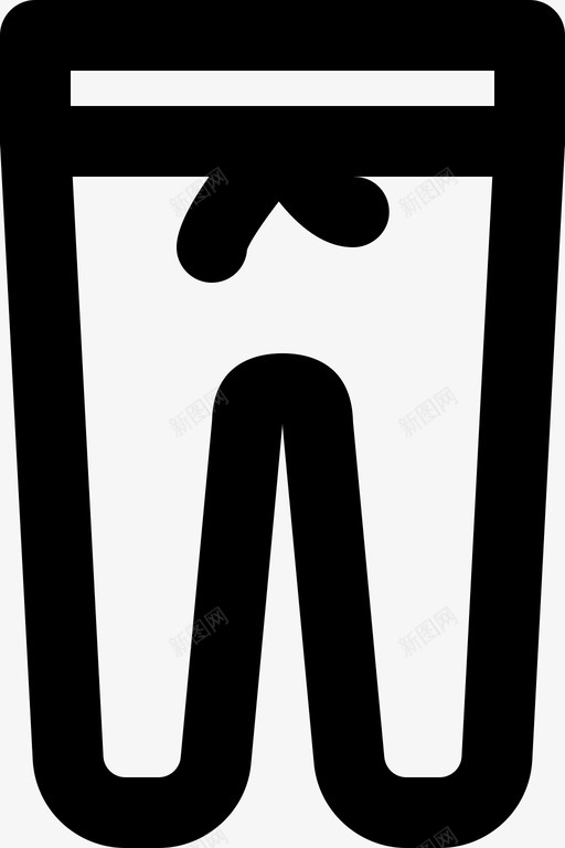 运动裤衣服时尚图标svg_新图网 https://ixintu.com 时尚 男人 男人衣服md大纲 衣服 运动裤