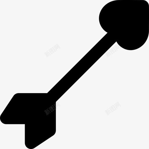 爱之箭生活方式浪漫图标svg_新图网 https://ixintu.com smashicons浪漫生活方式2md纯色 浪漫 爱之箭 生活方式